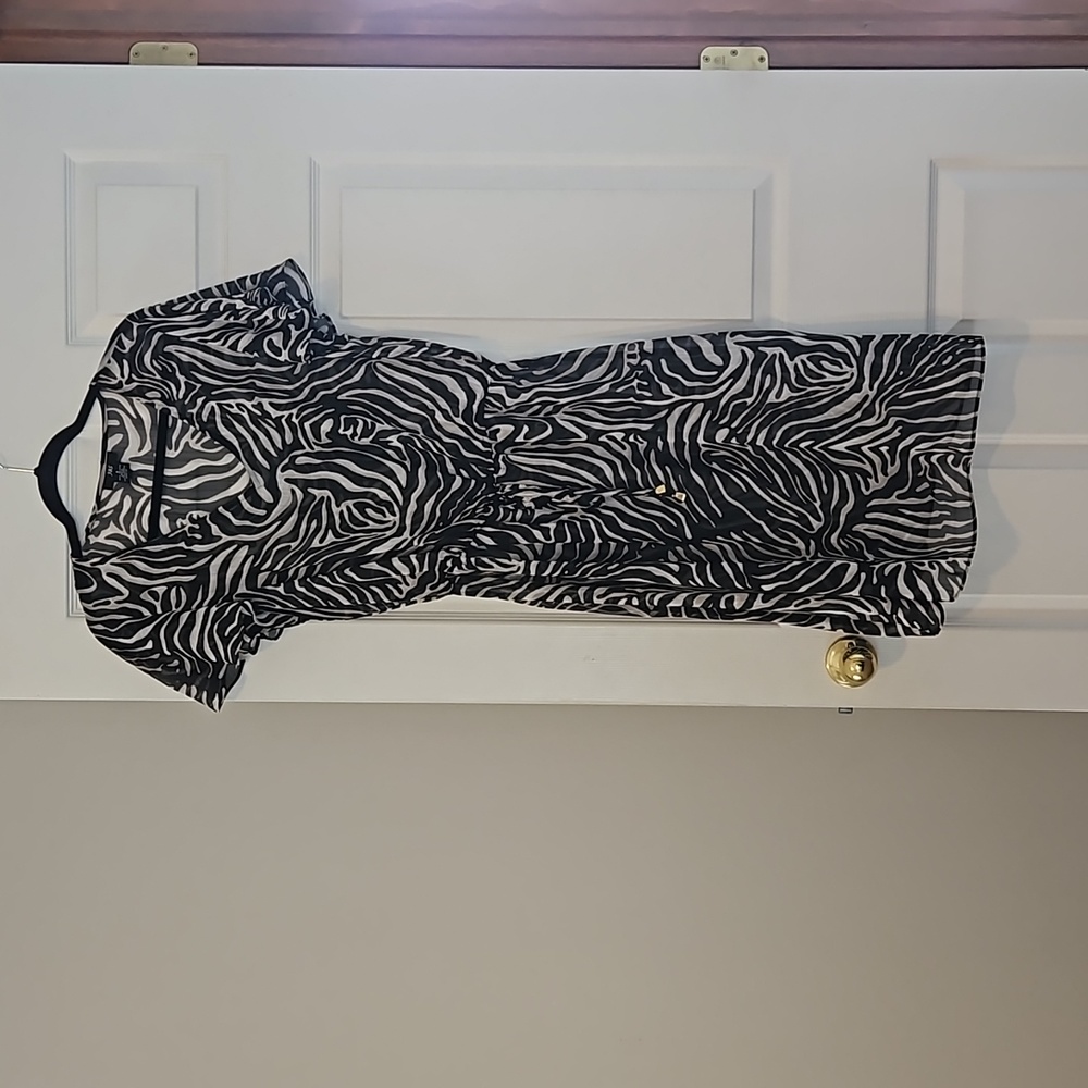 JBS sheer midi dress